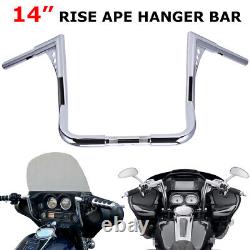 14 Rise Ape Hanger Handlebar For Harley Road King Street Electra Glide Classic