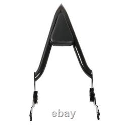 16 Backrest Sissy Bar Black For Touring 2009-2021 Road King Street Glide