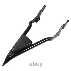 16 Backrest Sissy Bar Black For Touring 2009-2021 Road King Street Glide