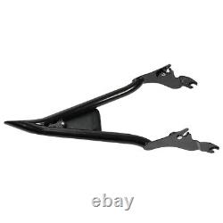 16 Backrest Sissy Bar Black For Touring 2009-2021 Road King Street Glide