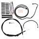 16 Bar Clutch Cable Abs Brake Line Kit For Harley Road King Street Glide 08-13