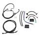 16 Black Extended Stainless Cable Brake Line Road King Street Glide Road Glide