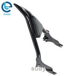 16 Tall Backrest Sissy Bar For CVO Road Glide Street Touring Road King 2009-21