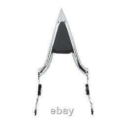 16 Tall Backrest Sissy Bar For Touring CVO Road Street Glide Road King 09-22