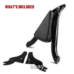 16 Tall Backrest Sissy Bar for Touring CVO Road Glide Street Road King 09-21