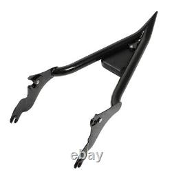 16Tall Backrest Sissy Bar For CVO Touring Road King Glide Street Glide Black