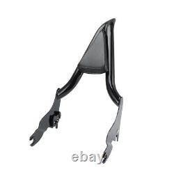 16inch Backrest Sissy Bar Fit For Harley CVO Road Glide Street Touring Road King