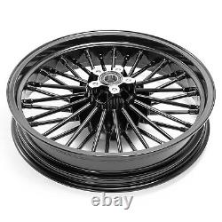 18 Fat Spoke Wheel Front Rim Dual Disc for Harley Road King Street Glide 00-07