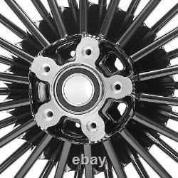 18 Fat Spoke Wheel Front Rim Dual Disc for Harley Road King Street Glide 00-07