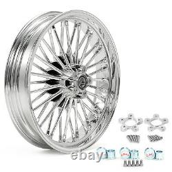 18x3.5 Fat Spoke Front Wheel for Harley Touring Road King Street Glide 2000-2008