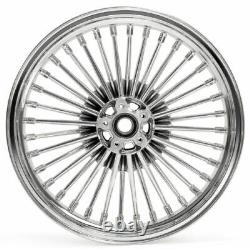 18x3.5 Fat Spoke Front Wheel for Harley Touring Road King Street Glide 2000-2008