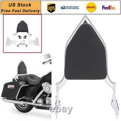 19.6 Backrest Sissy Bar For Harley Road King Street Glide Electra Glide 97-2008