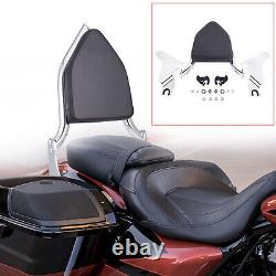 19 Sissy Bar Backrest For Harley Touring Road Glide Street Road King 2009-2024