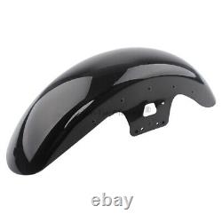 19'' Vivid Black Front Fender For Harley Touring Street Glide Road King 2014+