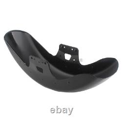 19'' Vivid Black Front Fender For Harley Touring Street Glide Road King 2014+