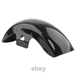 19 inch Vivid Black Front Fender For Harley Touring Road King/Street Glide 2014+