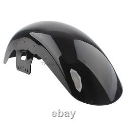 19 inch Vivid Black Front Fender For Harley Touring Road King/Street Glide 2014+