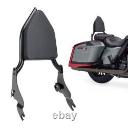 19inch Tall Backrest Sissy Bar For Harley Street Road Glide Road King 2009-2025