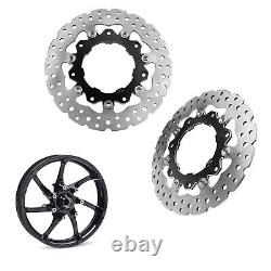 2 PCS 11.8 Floating Front Brake Rotor for Harley Road King Electra Street Glide