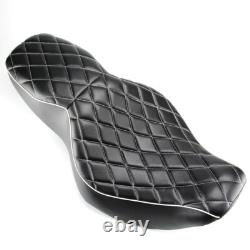 2-UP Seat Fit For Harley 1997-2007 Road King FLHR & 2006-2007 Street Glide FLHX