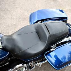 2 Up Rider Driver Passenger Seat For Harley Street Glide Road King FLHR FLHX 08+