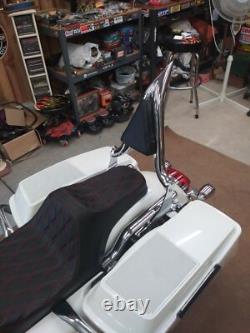 20 Chrome Backrest Sissy Bar for Harley Touring Road King Street Glide 1997-08