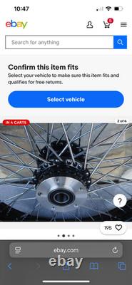 21 X3.5 60 Spoke Black Front Wheel Harley Road King Street Glide Touring 00-07 21 X3.5 60 Spoke Black Front Wheel Harley Road King Street Glide Touring 00-07