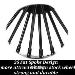 21X3.5 16X5.5 Fat Spoke Wheels for Harley Touring Street Glide Road King 2009 UP