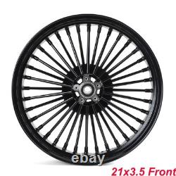 21X3.5 16X5.5 Fat Spoke Wheels for Harley Touring Street Glide Road King Used