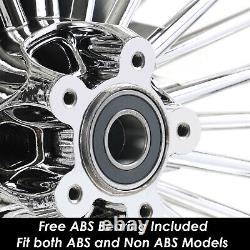 21X3.5 18X5.5 Fat Spoke Wheels ABS for Harley Street Glide Road King 09-UP Cush