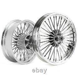21X3.5 18X5.5 Fat Spoke Wheels ABS for Harley Touring Street Road Glide 2009-UP