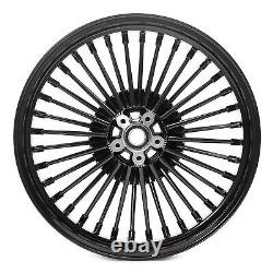 21x3.5 18x3.5 Fat Spoke Wheels for Harley Touring Road King Street Glide 84-99