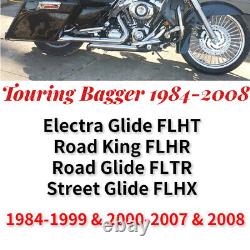 21x3.5 Chrome Fat Spoke Front Wheel for Harley Road King Street Glide 2000-2007