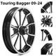 21x3.5 Front Wheel Rim Dual Disc Hub For Harley Road King Street Glide 09-25 Flh