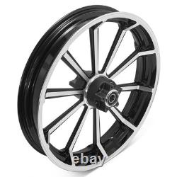 21x3.5 Front Wheel Rim Dual Disc Hub for Harley Road King Street Glide 09-25 FLH