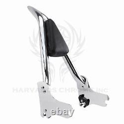 22''Backrest Sissy Bar For Harley Road King Street Glide Electra Glide 1997-2008