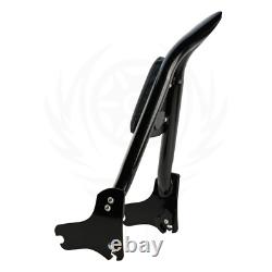 22''Backrest Sissy Bar For Harley Road King Street Glide Electra Glide 1997-2008