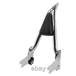 22''Backrest Sissy Bar For Harley Road King Street Glide Electra Glide 1997-2008