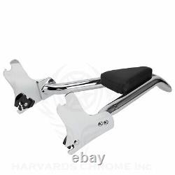 22''Backrest Sissy Bar For Harley Road King Street Glide Electra Glide 1997-2008