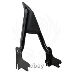 22''Backrest Sissy Bar For Harley Road King Street Glide Electra Glide 1997-2008