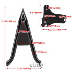 22''Backrest Sissy Bar For Harley Road King Street Glide Electra Glide 1997-2008