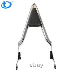 22 Backrest Sissy Bar Pad For Touring Road King Street Electra Glide 2009-2021