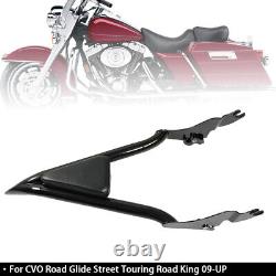 22 Black Tall Backrest Sissy Bar For CVO Road Glide Street Touring Road King US