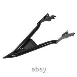 22 Black Tall Backrest Sissy Bar For CVO Road Glide Street Touring Road King US