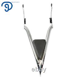 22 Chrome Rear Sissy Bar Backrest For Touring Road King Street Ultra Glide