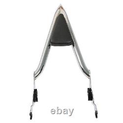 22 Chrome Rear Sissy Bar Backrest For Touring Road King Street Ultra Glide