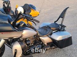 22 Height Sissy Bar Backrest & Luggage Rack For Harley Street Glide Road King