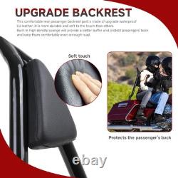 22 Height Sissy Bar Backrest & Luggage Rack For Harley Street Glide Road King