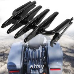 22 Height Sissy Bar Backrest & Luggage Rack For Harley Street Glide Road King