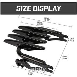 22 Height Sissy Bar Backrest & Luggage Rack For Harley Street Glide Road King